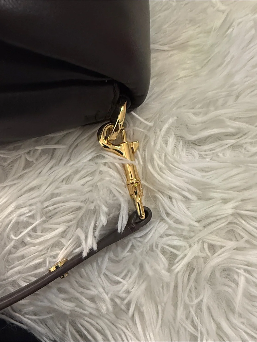 Tory Burch Black Leather Crossbody with Gold Logo Hardware